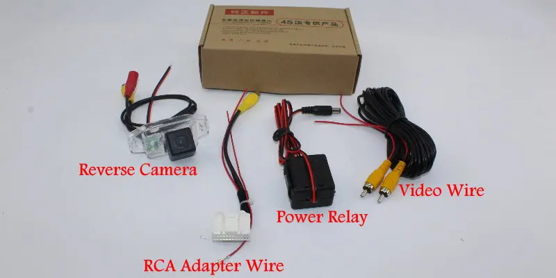 9 Liislee Car Reverse Rear View Camera For Toyota Land Cruiser Prado 2015 2016  Connect Original Factory Screen  RCA Adapter