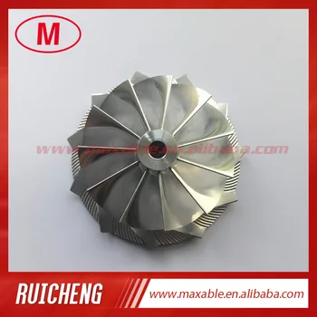 

TD04HL 19T 49189-X 46.02/58.00mm 11+0 blades turbocharger billet/milling/aluminum 2618 compressor wheel