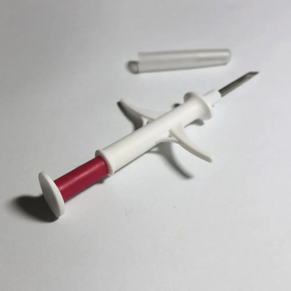

x10pcs 1.4*8mm ICAR ISO Chip animal Microchip Injector134.2KHz