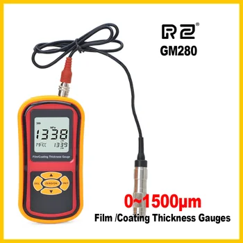 

RZ Film Paint coating thickness gauge Auto Calibration Digital Thickness Meter Tester Professional Device Tool GM280