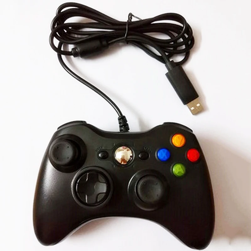 USB Wired Joypad Gamepad Black White Computer Game Controller USB Mini Gamepad Used for Windows