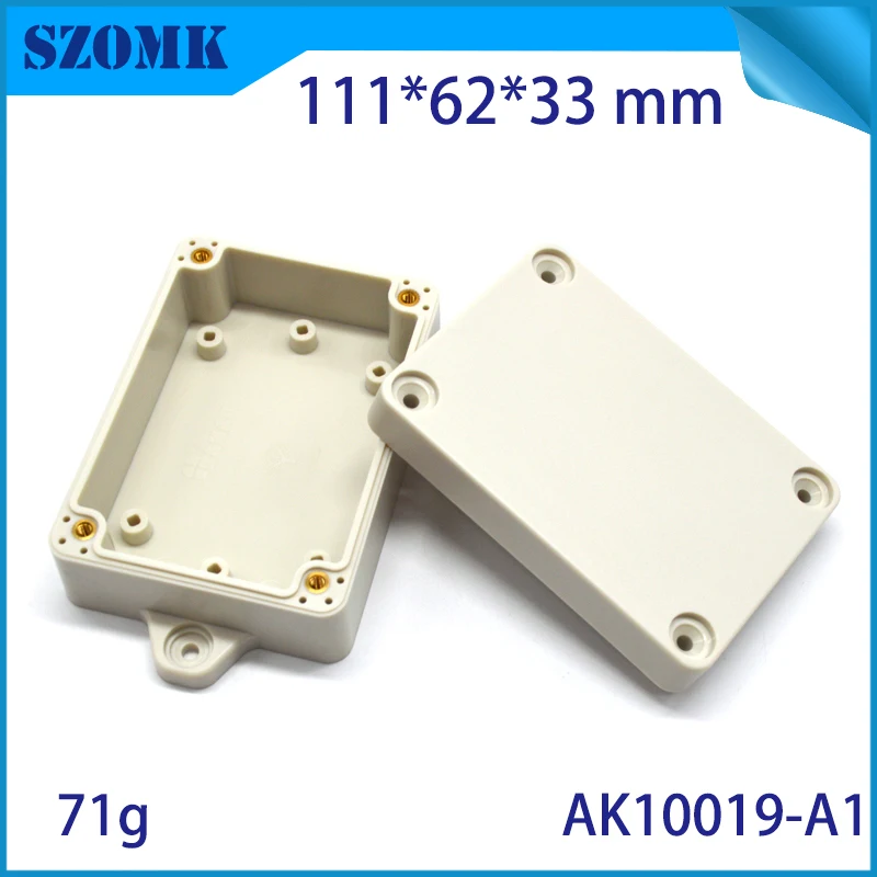 szomk waterproof plastic enclosure for electronics plastic case small instrument housing junction box customizable equipment enclosure IP68 waterpr housing  (5)