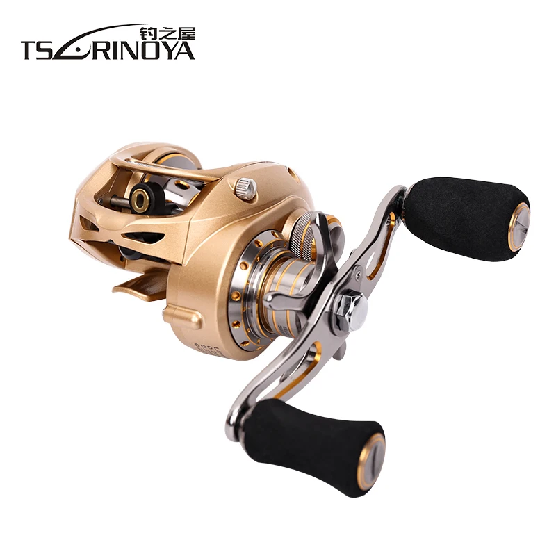 

TSURINOYA EX-150 Right or Left Hand Baitcasting Reel 10BBs 7.0:1 Bait Casting Fishing Reel Magnetic and Centrifugal Dual Brake