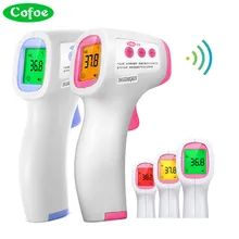 Cofoe Digital Termometer Infrared Forehead Body Thermometer Gun Non-contact Temperature Measurement Device for Baby/Adult