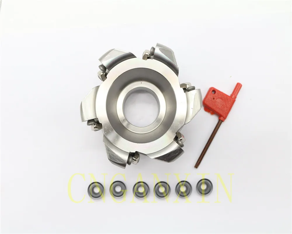 1 P EMR8R100-6T-32W 6F lute фреза+ 6 P RDMT1604MOTN CY250