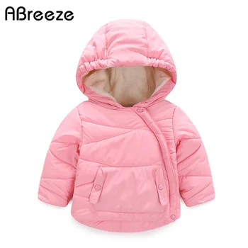 

2019 autumn winter children's costume fashion pink gray and blue kids down & parkas for boys girls New hooded jacket coat