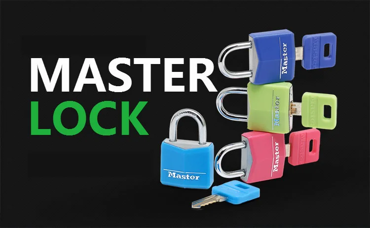 Master Lock small Mini Padlock Locker Lock Drawer Student Concentric  luggage case box Lovers Lock 4 Colors 2 Keys Wholesale (1)