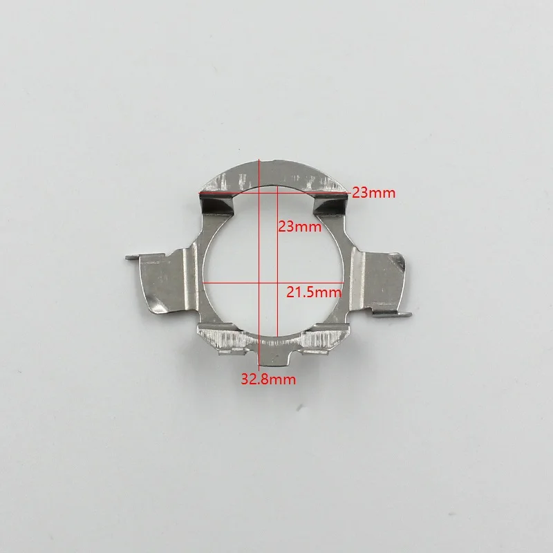 Car LED lamps holder base H7 Metal Clips adapters 2pcs For Nissan Buick Audi BMW Benz VW Skoda Headlamp Replace
