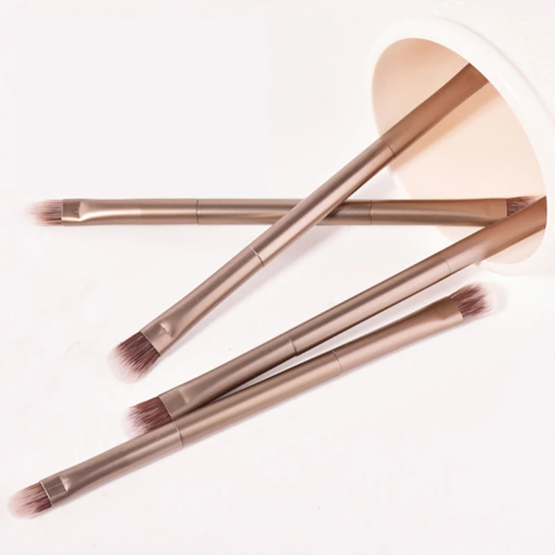 

New Professional Makeup Eye Shadow Brush Powder Foundation Eyeshadow Double-Ended Makeup Brush Tool