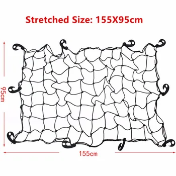 

Car SUV Truck Trailer Cargo Car Roof Rack Basket Organizer Net Car Roof Bag Multipurpose Elastic Mesh Luggage Rope Net Cover