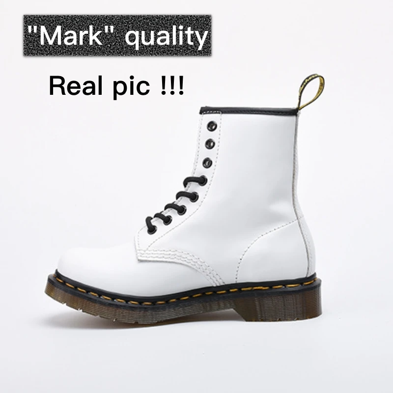 

OLPAY drmartens boot 1460 men's boots women's boots men snow boots winter shoes women Genuine Leather 2019 new