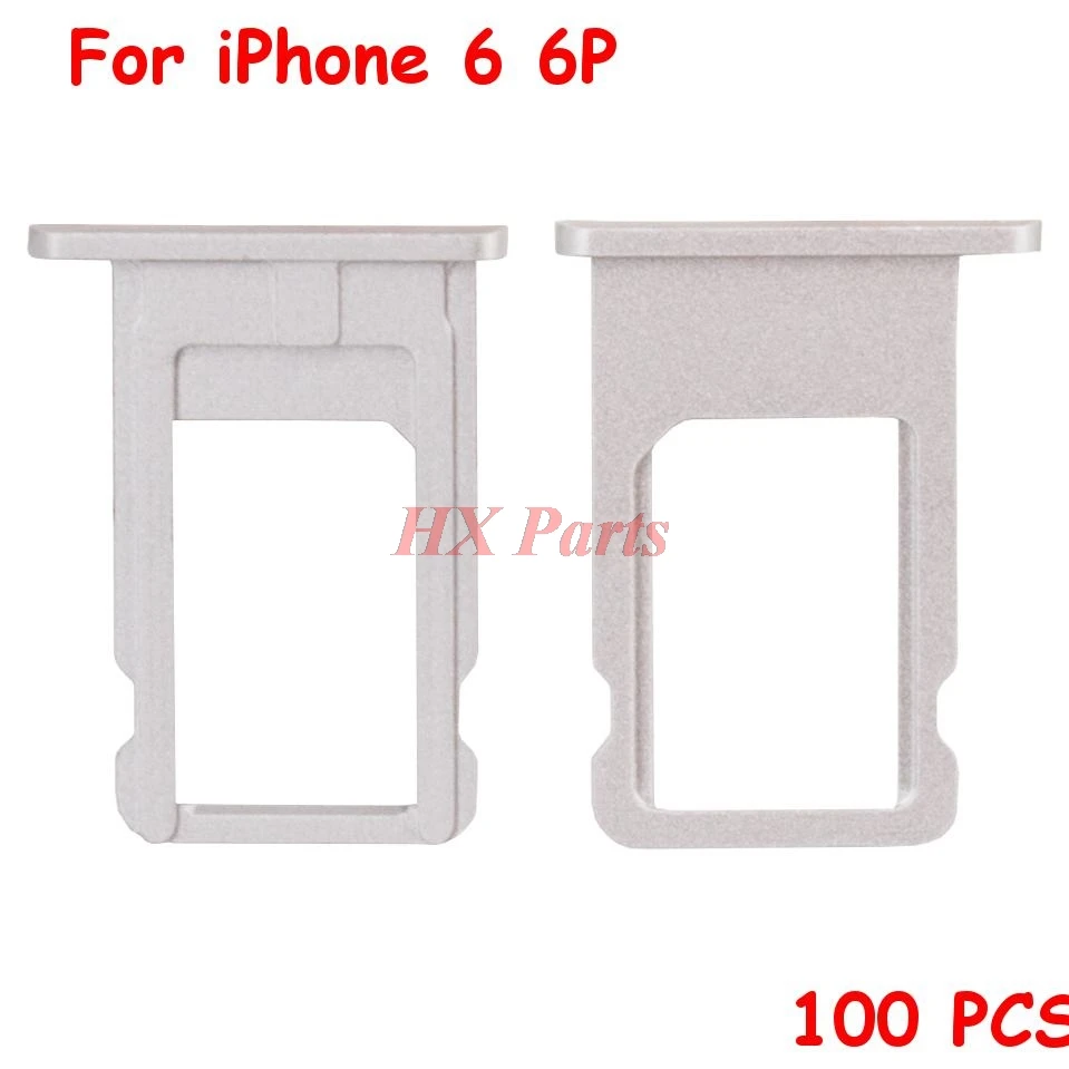 50 шт./Партия Лоток Для sim-карты для iPhone 6, 6 Plus заменитель адаптера sim-карты