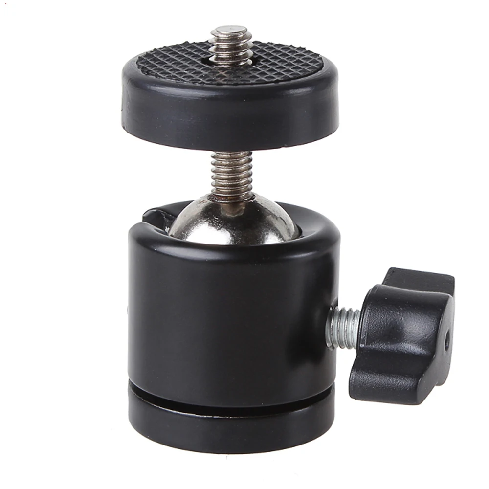 Photography 360 Degree Swivel Mini Ball Head Ballhead 1/4'' & 3/8