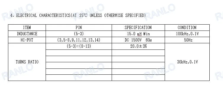 EI40 EE40 высокочастотный Трансформатор 12В к ac220в преобразователь инверторный двухтактный 350 Вт