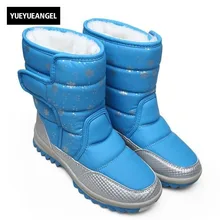 Winter Warm Casual Shoes Women Snow Boots Thick Bottom Female Footwear Pu Leather Fur Cotton Lining