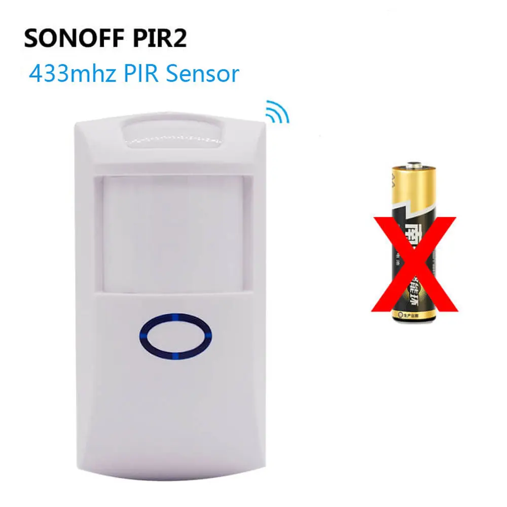 Sonoff 433 МГц РЧ мост Wifi Беспроводной преобразователь сигнала PIR 2 датчика/DW1 дверной и оконный датчик сигнализации для умного дома комплекты безопасности