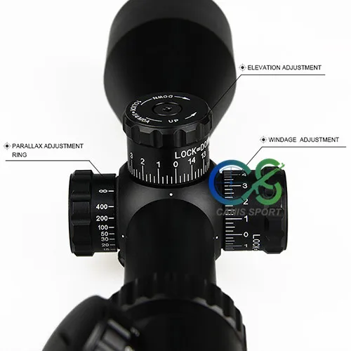 PPT военный Tacitcal 4-16x50MM подсвеченный красным 11 позициями винтовка Зрительная труба для охоты gs1-0297