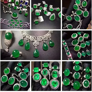 

We have a lot of styles Customized colour jewel 18K 750 White Gold CU-003