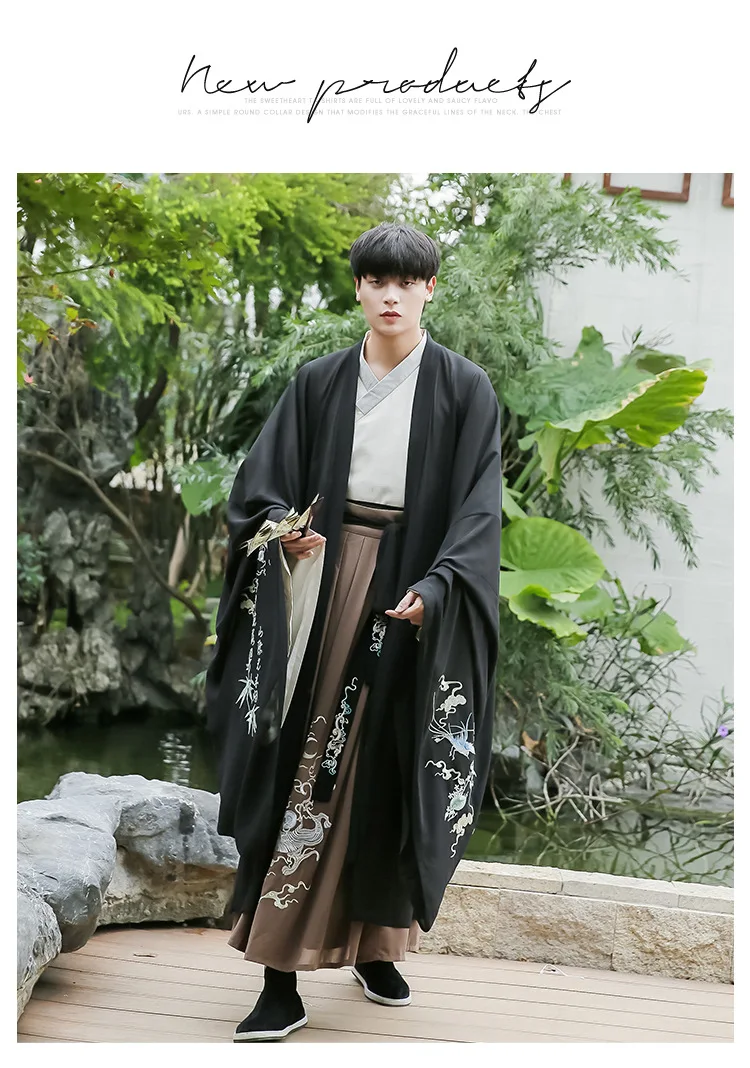 Hanfu для взрослых, Национальный сценический костюм для выступлений, для женщин и мужчин, Династия Цин, китайский стиль, традиционный праздничный костюм DN3506