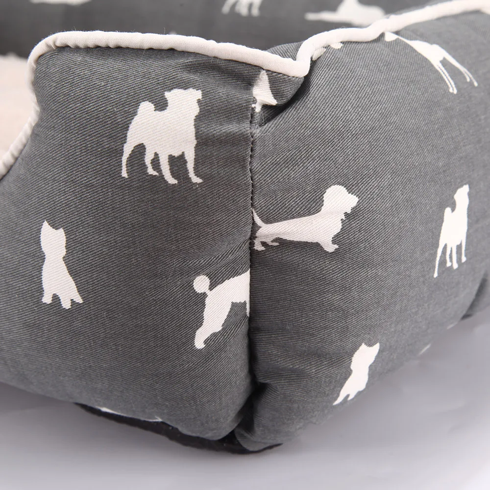 [COOBY] коврики для кроватей для домашних собак, хлопок, все сезоны, теплые товары для домашних животных, кровать для маленьких и больших собак, кошек, сплошной цвет, рождественские подарки PY0104