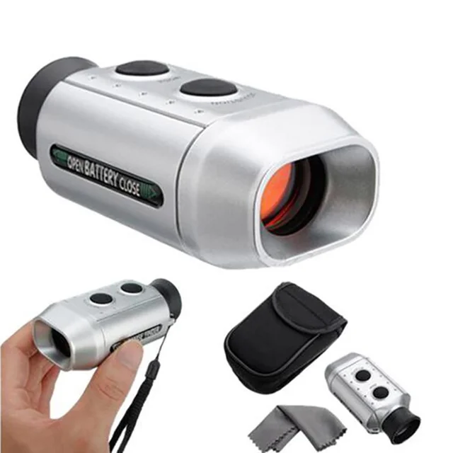 US $16.97 Portable Golf Scope Rangefinder 7X Digital Golf Range Finder Golf Lightweight Hunting Distance Rang