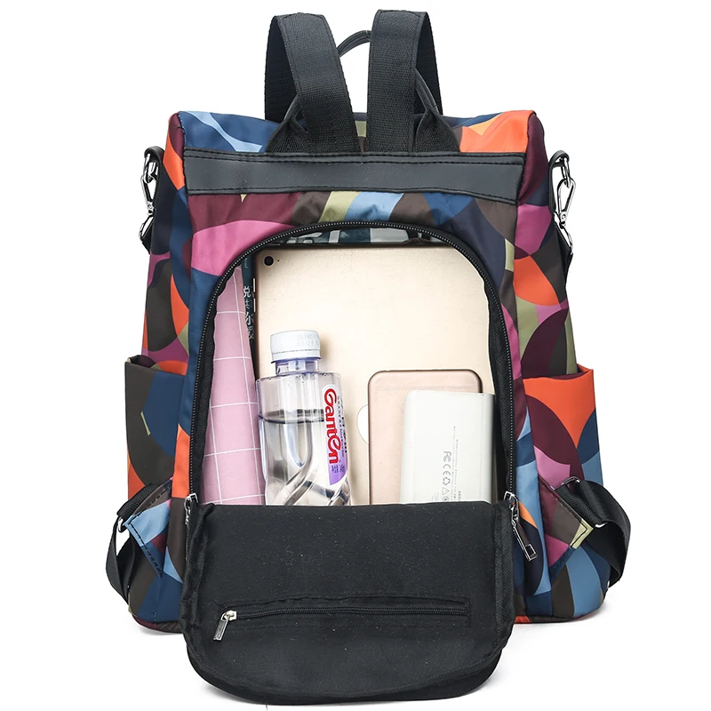 New Colorful Anti Theft Women Backpack Durable Waterproof Oxford Backpack School Girls Lovely Schoolbag Backpack Mochila