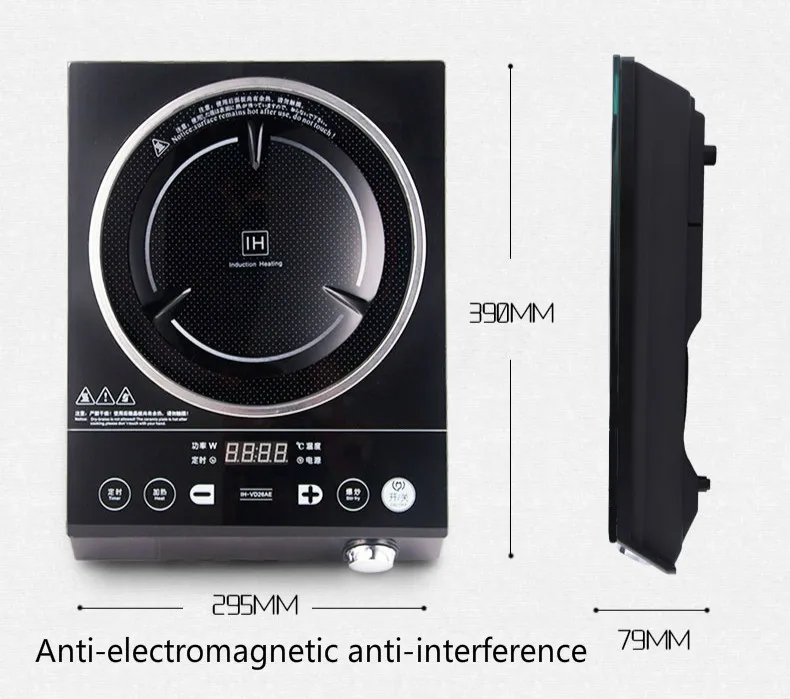 220V 2100w IH VD21AE Concave induction cooker Black microcrystalline