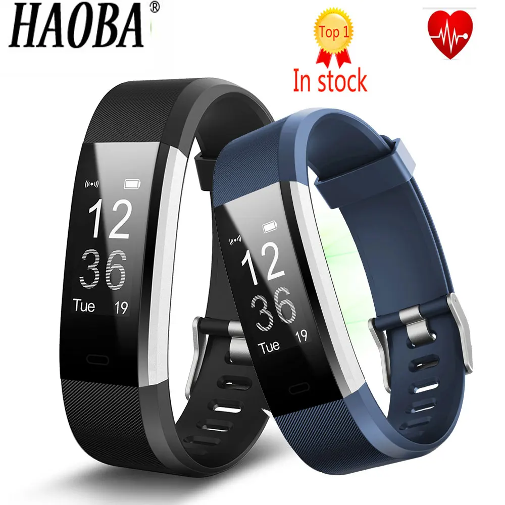 

HAOBA Mini Bluetooth Smart bracelet Ou door Sport Heart Rate Sleep Monitoring Fitness Tracker wristband with Multifunction