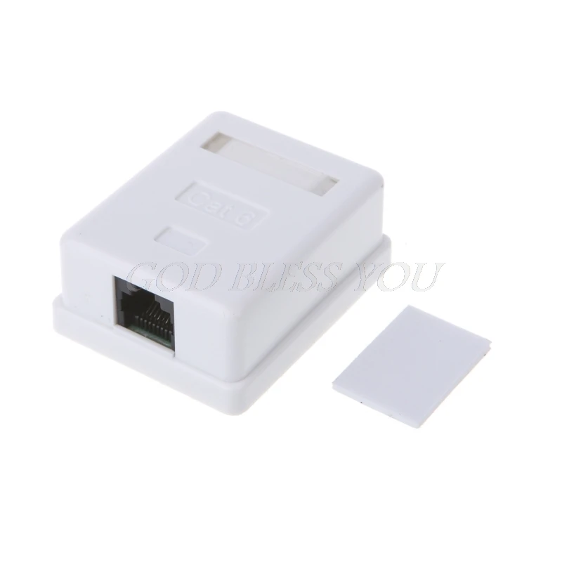 50 X pcs Lot CAT5e Shielded Inline RJ45 Keystone Wall Coupler Jack Adapter 8P8C