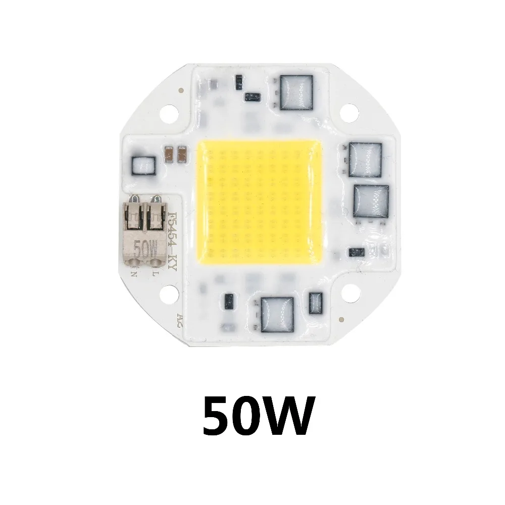 СИД COB чип свет Высокое качество 20 Вт 30 50 AC110V 220V SMD умная лампочка с ИС лампа