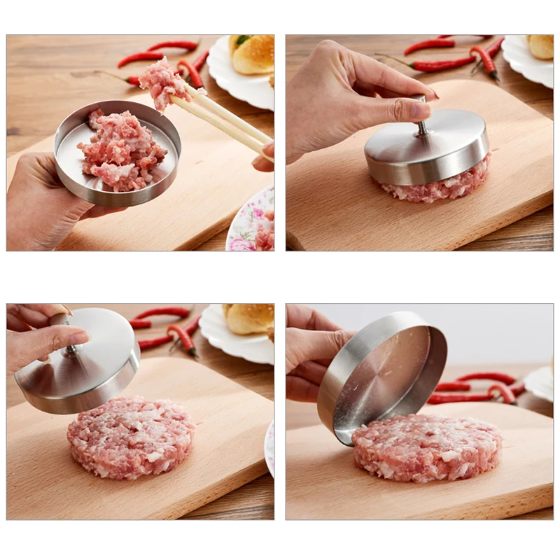 DIY Hamburger press 5