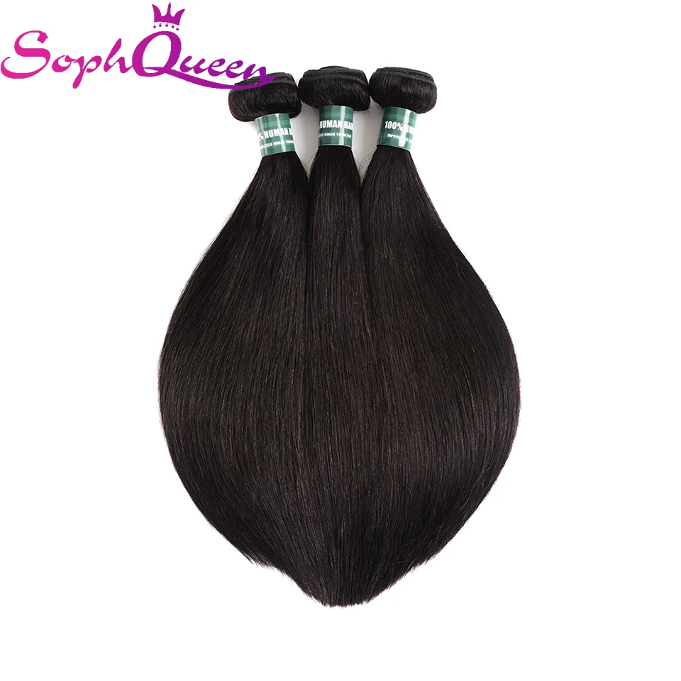 Soph queen hair 360 синтетический Frontal шнурка волос с пучками индийский Реми прямые волосы натуральные волосы Weave Связки с фронтальной