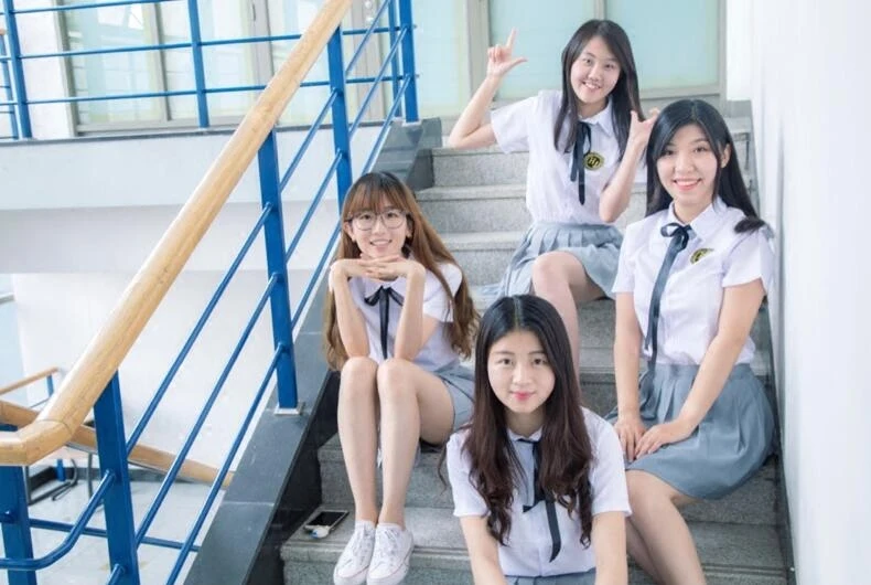 Женский костюм с короткими рукавами школьная форма Студенческая моряка колледж