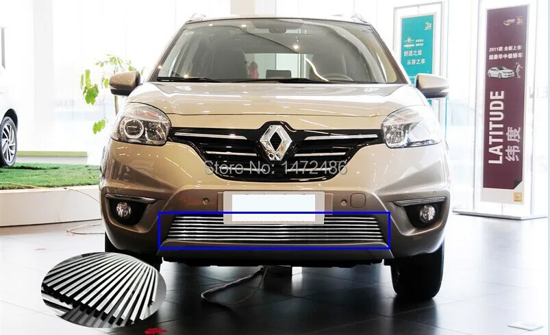

2012-2014 Renault Koleos  High quality stainless steel Front Grille Around Trim Racing Grills Trim 1PC