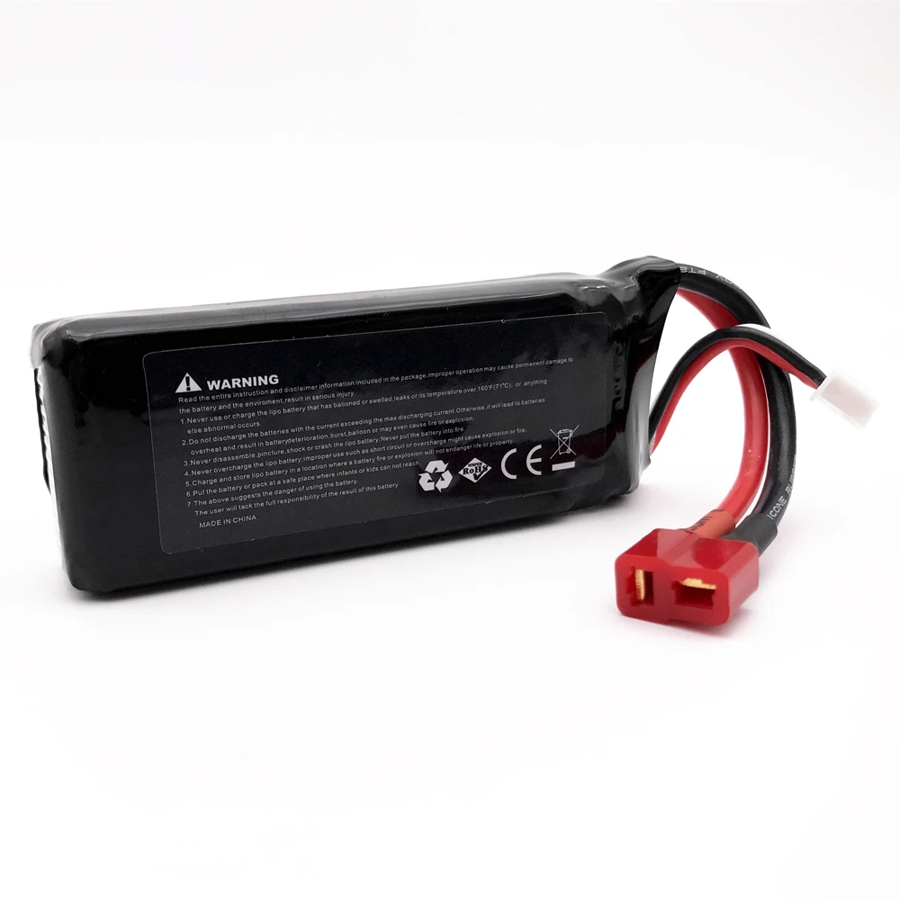 3 шт. Limskey RC Lipo батарея 2S 7,4 V 2500mah 40C Max 80C для Wltoys 12428 12423 1:12 RC автомобильные запчасти для Syma X8 батарея