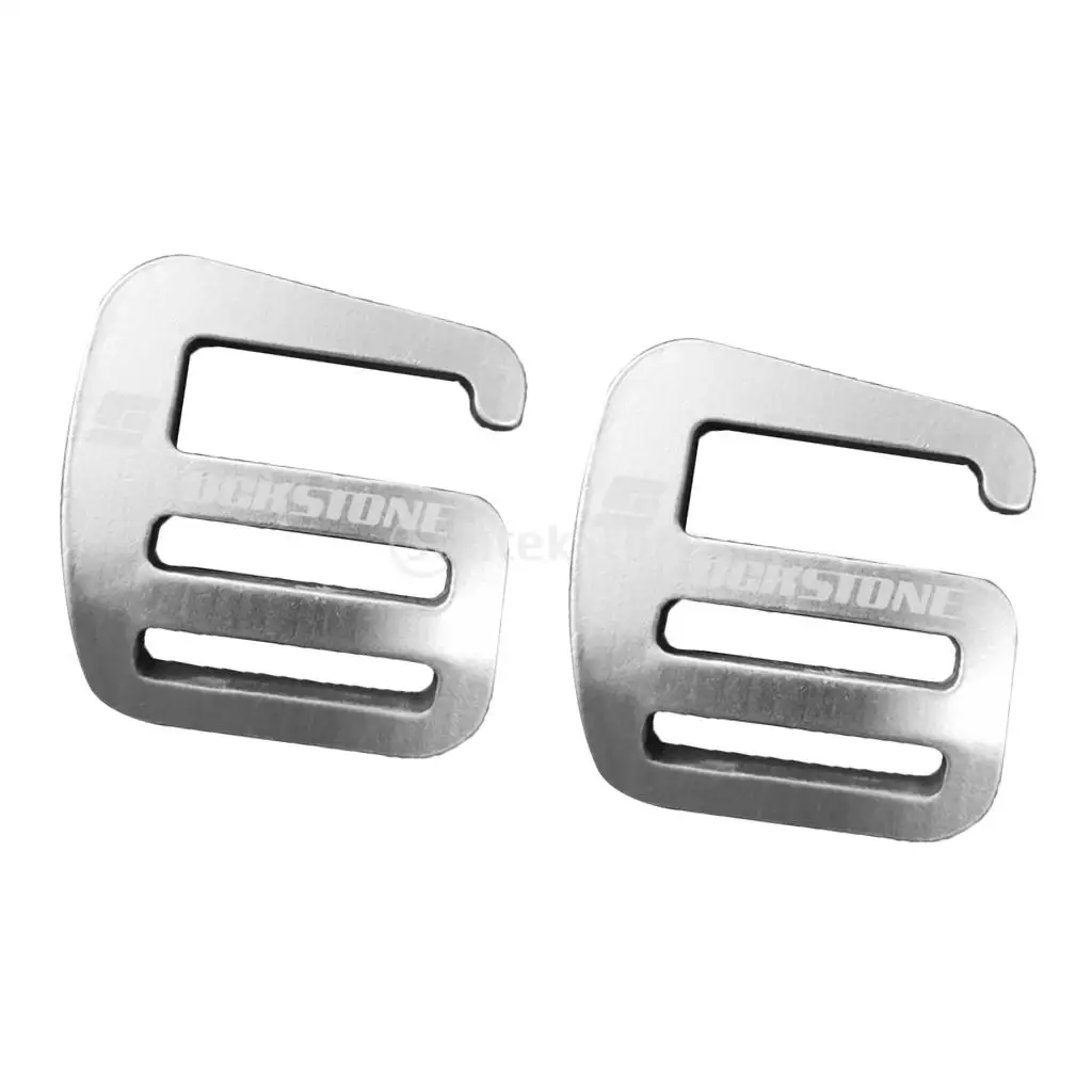 10 Pieces 1 inch G Hook Webbing Buckle for Backpack Strap Webbing 25mm Silver