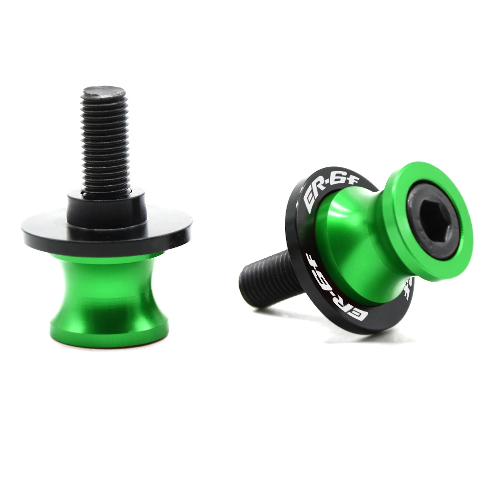 

CNC Motorcycle Accessories Swingarm Sliders Spools Slider Rear Swingarm Stand For Kawasaki Ninja 650 WITH LOGO Ninja650