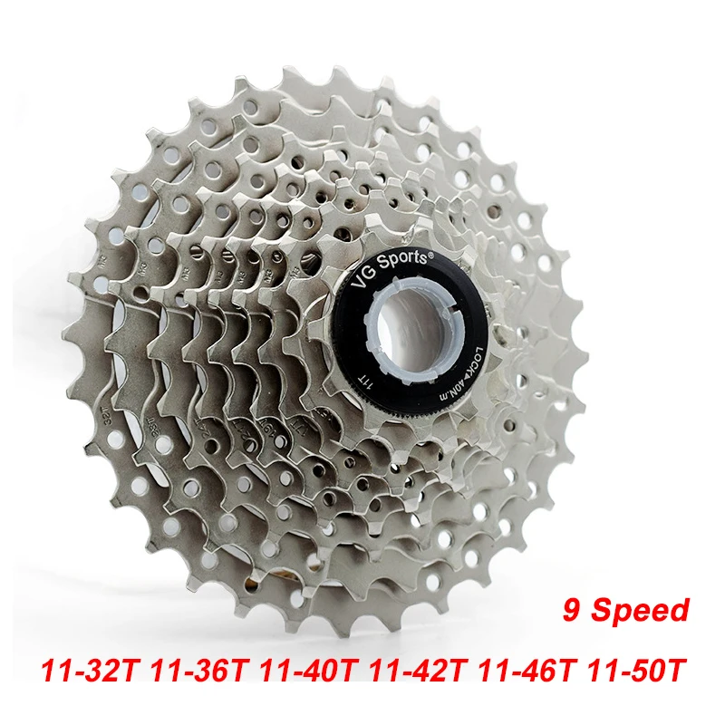 MTB Road Mountain Bike Freewheel 10 Speed 1-40T//11-42T Cassette Sprocket