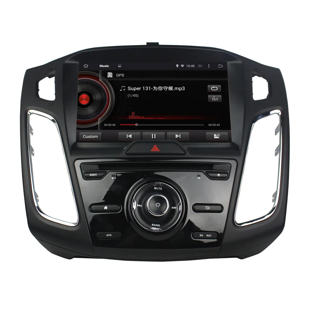 Clearance Car Multimedia Player Stereo Audio Radio DVD Player Android 8.1.0 GPS SYNC WiFi For Ford Focus 2015 2016 2017 2018 6