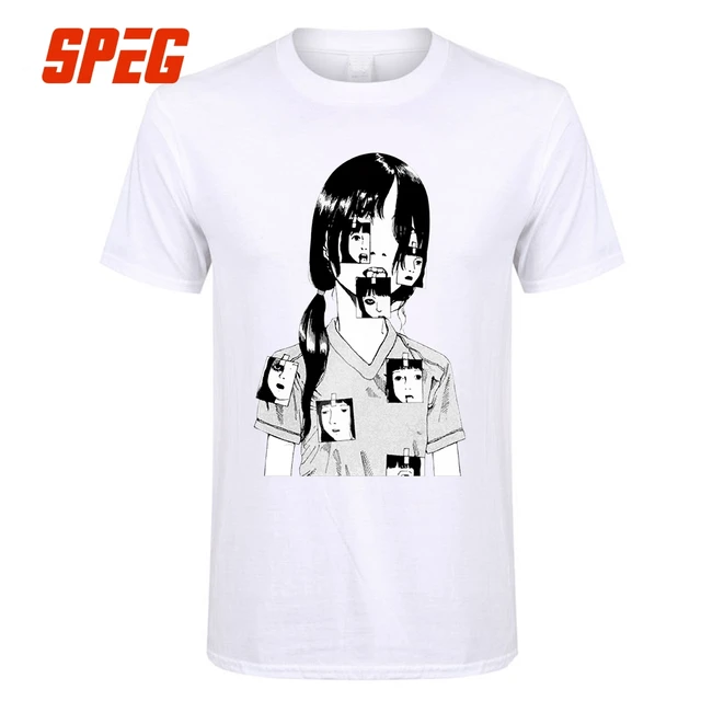 Manga Chica Kago T Para Camisas Shintaro Hombres Horror Junji Ito EYWDIH29