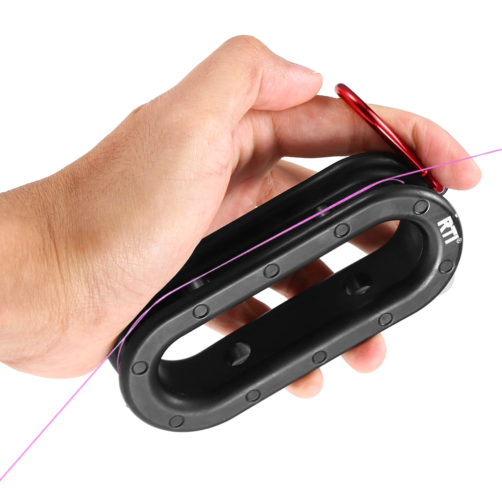 

Rubber Fishing Line Puller Handle Fishing Line Winder Cable Puller Fishing Wire Winding Handle Holder Knot Tying Tool for Pesca
