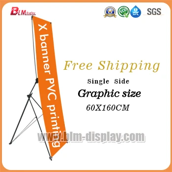 Free Shipping For Advertising Promotion X Banner Frame Roll Up