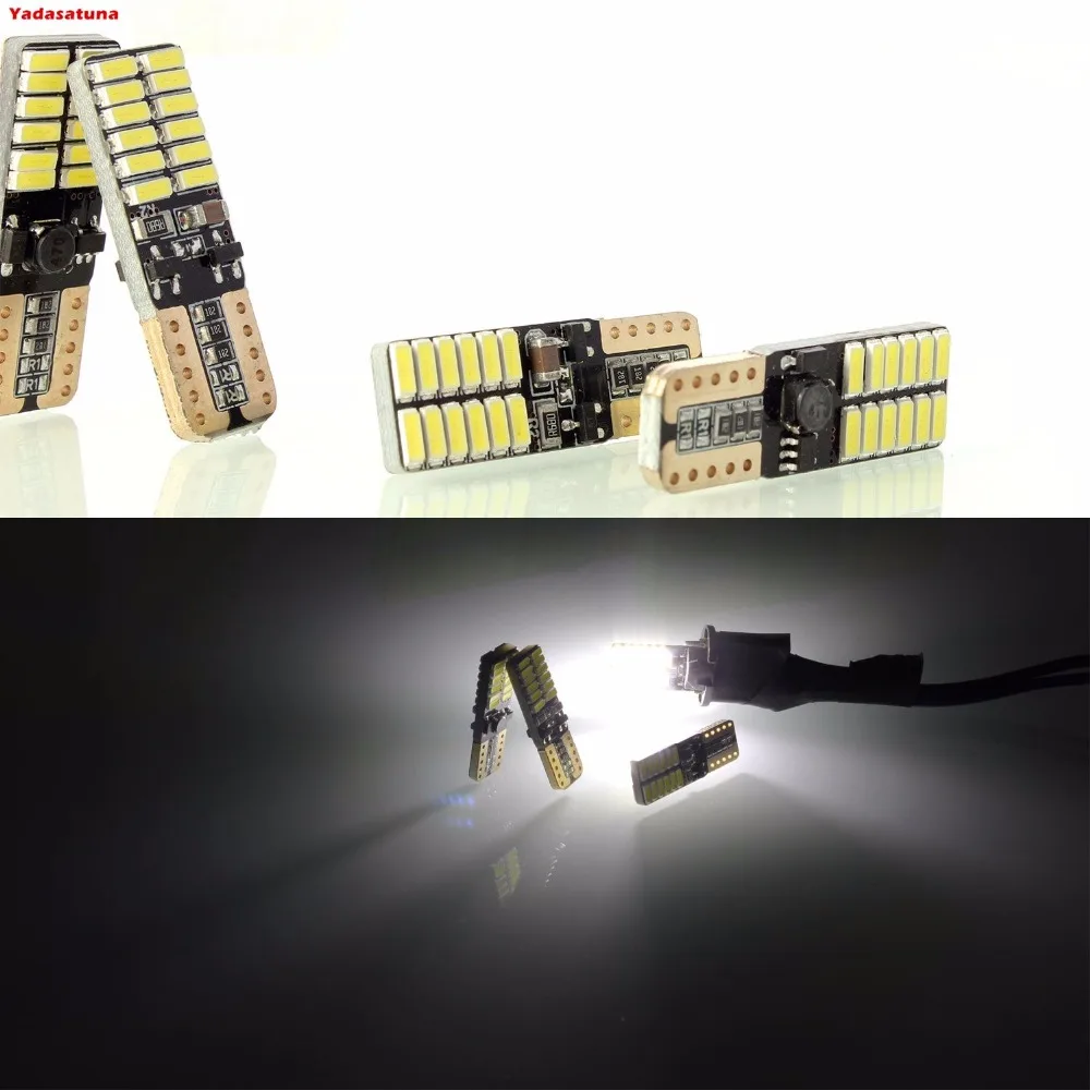 

4x T10 W5W 4014 SMD 24 светодиодный Veilleuse Canbus без Erreur-Блан