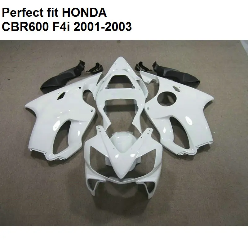 Литьевая форма обтекатель для Honda white CBR 600 F4i 01 02 03 комплект обтекателей CBR600 2001 2002