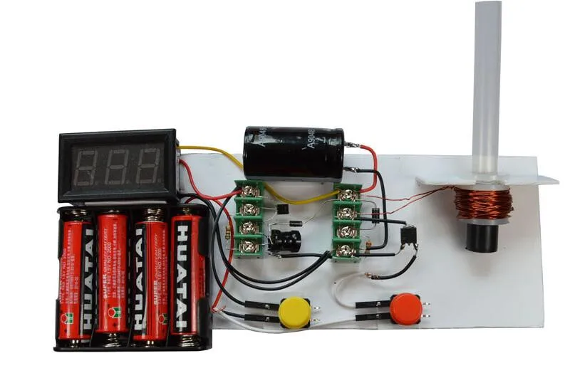 Электромагнитный пистолет Diy наборы для электронного электромагнитного эксперимента