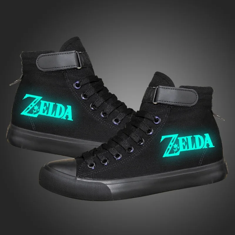 

High-Q Unisex Anime Game Cos The Legend of Zelda Link Canvas Shoes plimsolls