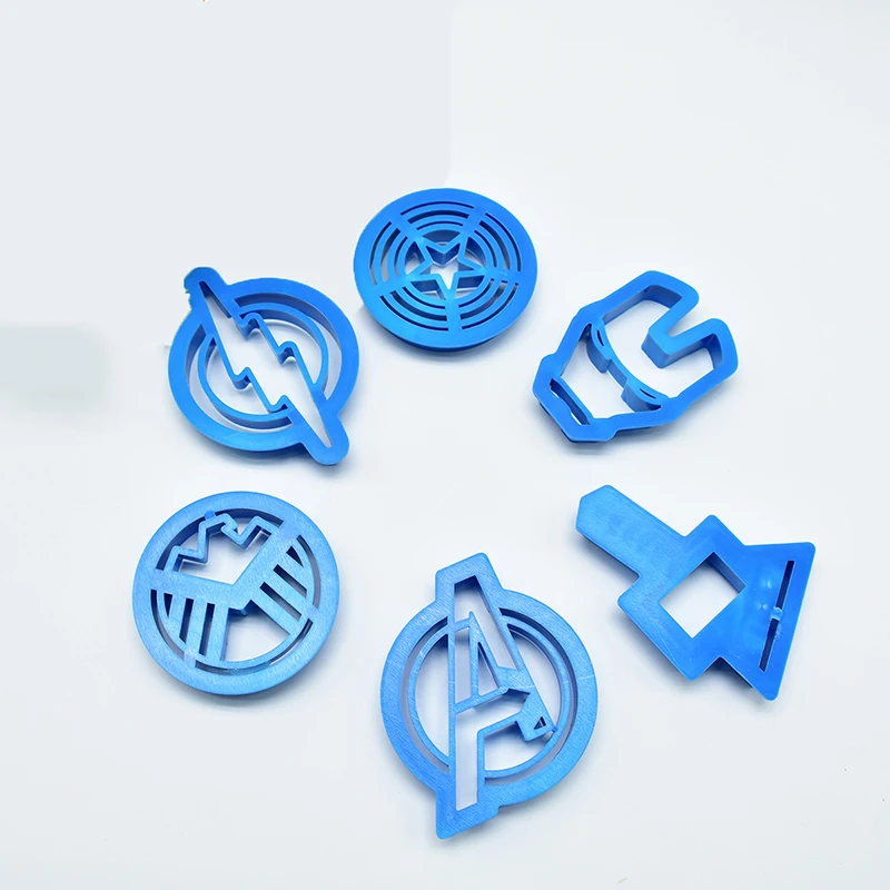 6PcsSet Sugar Cookie Cutter Molds Super Hero Series Cutting Dies Fondant Printing Die Cutting Biscuit Mold Cake Decoration Tool1