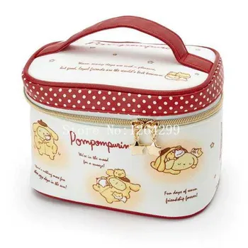 

New Fashion Pompom purin Girls Kids Cosmetic Bags Cases For Children
