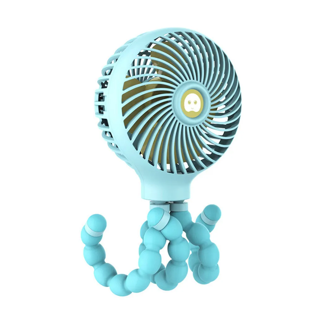 

Portable USB Mini Clip-on Desk Fan Handheld Recharging Battery for Baby Stroller With Rechargeable Battery Operated Quiet G525