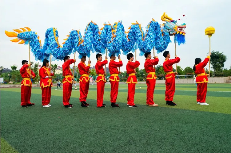 Китайский костюм для танцев с драконом год народный фестиваль костюм год танец дракона